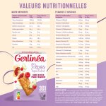 Barre repas minceur fourre framboise gerlinea - la bote de 360 g