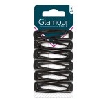 Barrette  cheveux noir brillant glamour style - les 12 barrettes