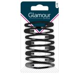 Barrette  cheveux ovales noir glamour style - les 8 barrettes
