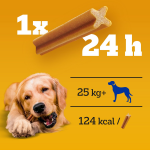 Btonnet  mcher pour chien grand + 25kg hygine bucco dentaire poulet dentastix dentastix - la bote ...