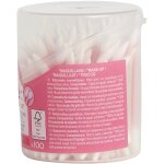 Cotons - tiges maquillage doux contour des yeux carrefour soft - la boite de 100 btonnets