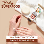 Crme main extra sches rparatrice 48h beurre de cacao + cramide body superfood garnier - le tube de ...