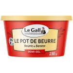 Beurre de baratte demi - sel le gall - le pot de 230g