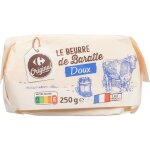 Beurre de baratte doux carrefour original - la plaquette de 250g