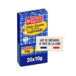 Beurre mini au sel de guérande paysan breton - les 20 mini - beurres de 10g Beurre mini au sel de guérande paysan breton - les 20 mini - beurres de 10g