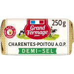 Beurre moul demi - sel aop charentes - poitou grand fermage - la plaquette de 250g