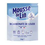 Bicarbonate de soude en poudre pour l'entretien mousse de lin - le sachet d'1kg