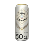 Bire blonde tripel 8, 4% tripel karmeliet - la canette de 50cl