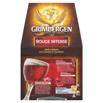 Bire d'abbaye aromatise aux fruits rouges intense 5, 5% grimbergen - le pack de bouteilles