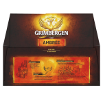 Bire ambre d'abbaye 6, 5% grimbergen - le pack de bouteilles