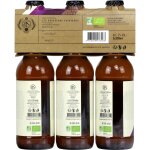 Bire aromatise  la myrtille bio 5% brasseurs savoyards - le pack de bouteilles