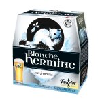 Bire blanche hermine au froment 4% lancelot - le pack de bouteilles