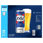 Bi�re blonde 5, 5% 1664 - le pack de canettes