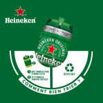 Bire blonde 5% heineken - le ft