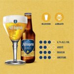 Bire blonde d'abbaye 6, 7% affligem - la bouteille