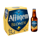 Bire blonde d'abbaye 6, 7% affligem - le pack de bouteilles