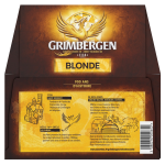Bire blonde d'abbaye 6, 7% grimbergen - le pack de bouteilles
