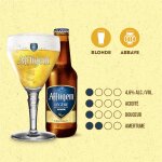 Bi�re blonde d'abbaye l�g�re 4, 6% affligem - le pack de bouteilles