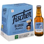 Bire blonde d'alsace 6% fischer tradition - le pack de bouteilles