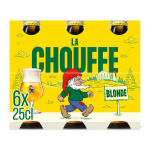 Bire blonde belge 8% la chouffe - le pack de bouteilles