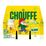Bire blonde belge 8% la chouffe - le pack de bouteilles
