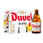 Bire blonde de spcialit belge 8, 5% duvel - le pack de bouteilles