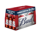 Bi�re blonde 5% bud - le pack de bouteilles