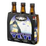 Bire blonde artisanale haute fermentation forte yti 8% brasserie des cimes - le pack de bouteilles