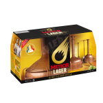Bi�re blonde lager 4, 8% meteor - le pack de bouteilles