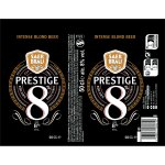 Biere blonde prestige 8, 0% saer brau - le pack de canettes de 4x 50cl