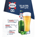 Bire blonde sans alcool 0, 0% 1664 - le pack de bouteilles