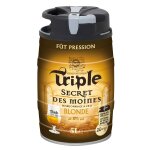 Bire blonde d'abbaye 8% triple secret des moines - le ft