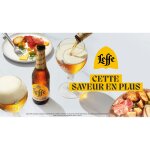 Bire brune d'abbaye 6, 5% leffe - la bouteille
