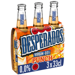 Bire punch ananas mangue citron vert sans alcool 0, 0% desperados - le pack de bouteilles