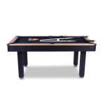Billard us 6ft industriel championship - kit de montage avec tous les accessoires inclus (queues, boules, ... Billard us 6ft industriel championship - kit de montage avec tous les accessoires inclus (queues, boules, ...