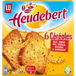 Biscottes 6 crales heudebert lu - la bote de 300 g