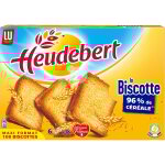 Biscottes 96% de crales heudebert lu - la bote de 108 biscottes - 875 g