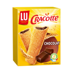 Biscottes fourres au chocolat cracotte lu - la bote de 200 g