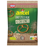 Biscuit apritif bretzels maxi aux 4 graines ancel - le paquet de 125g
