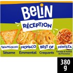 Biscuits apritifs crackers assortiment rception belin - la bote de 380 g