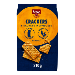Biscuits apéritifs crackers sans gluten schar - les 6 paquets de 35 g Biscuits apéritifs crackers sans gluten schar - les 6 paquets de 35 g