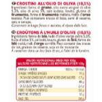 Biscuits apritifs crostini  l'huile d'olive florelli - le paquet de 100g