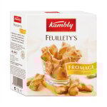 Biscuits apritifs feuillet fromage kambly - la boite de 75 g