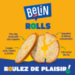 Biscuits apritifs fines chips de pain grill got bacon rolls belin - le sachet de 150g