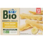Biscuits bb ds 12 mois saveur banane bio carrefour baby - la boite de 120g