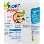 Biscuits bio mini fourrs chocolat noir bjorg - le paquet de 180g