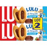 Biscuits au chocolat la barquette lulu lu - les 2 botes de 3 sachets - 120 g