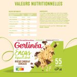 Biscuit encas minceur chocolat cereales gerlinea - la bote de 200 g