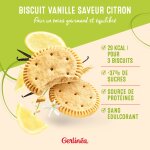 Biscuit encas minceur vanille citron gerlinea - la bo�te de 156 g