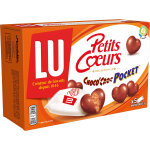 Biscuits enrob�s de chocolat au lait choco'croc pocket petits c?urs lu - la bo�te de 5 sachets - 180 ...
